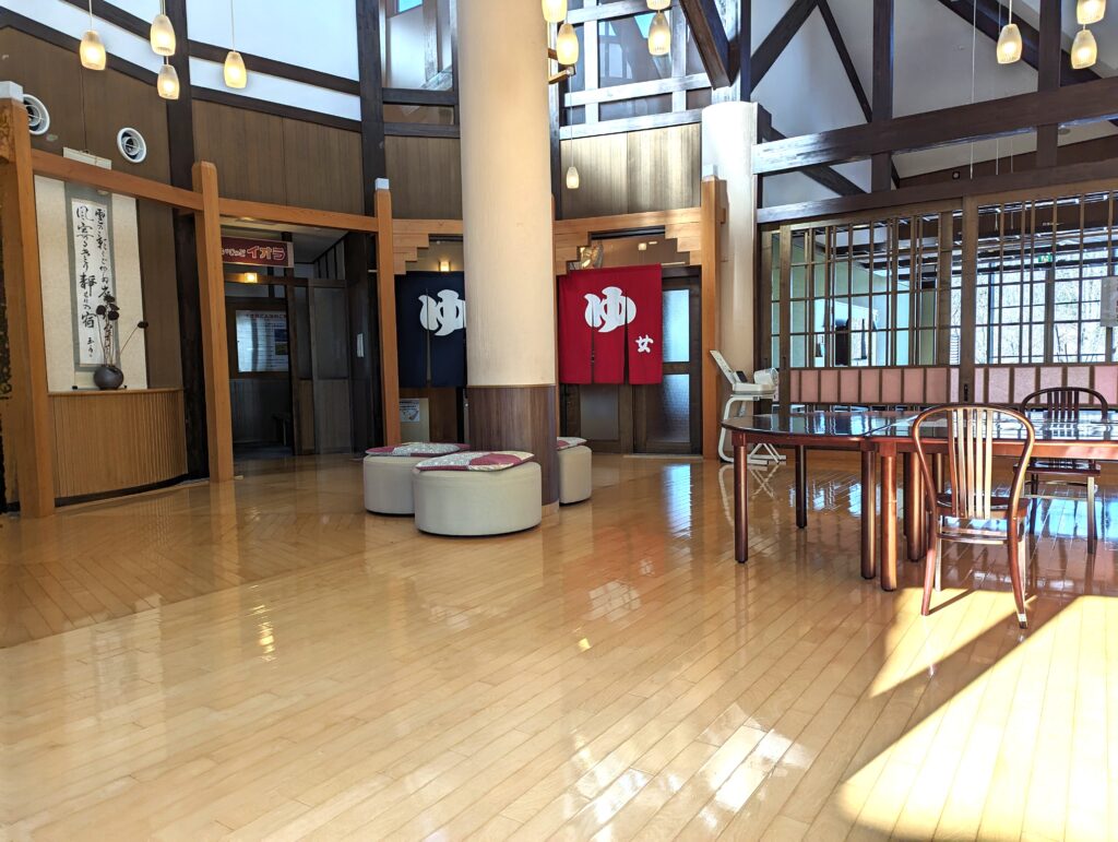 宿泊体験館,お風呂の入口